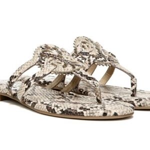 Sam Edelman Circus “Canyon” Faux Snakeskin Sandals